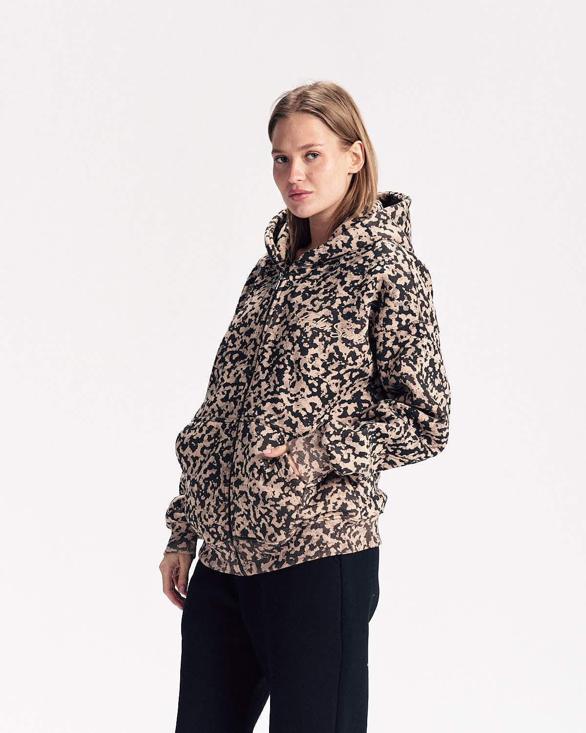 FS Camo Zip-up in Beige