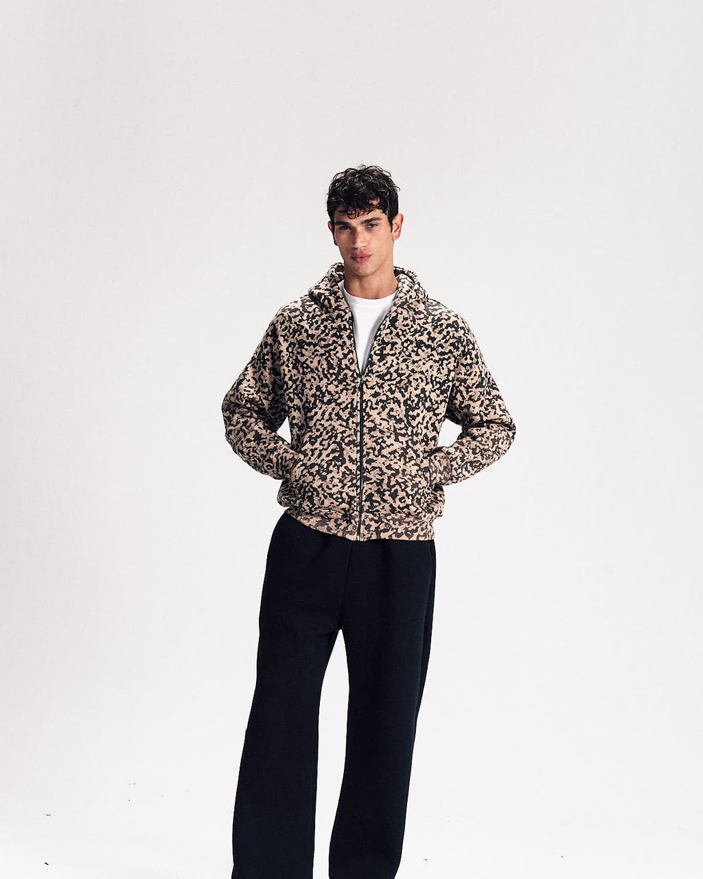 FS Camo Zip-up in Beige