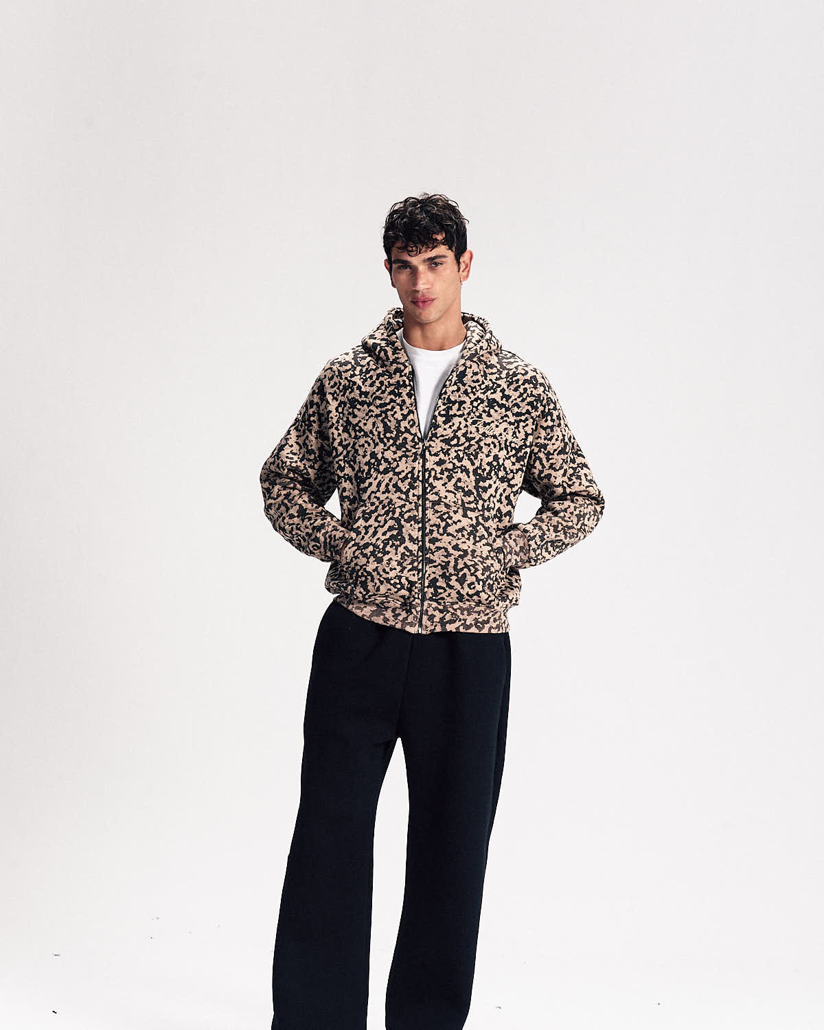 FS Camo Zip-up in Beige