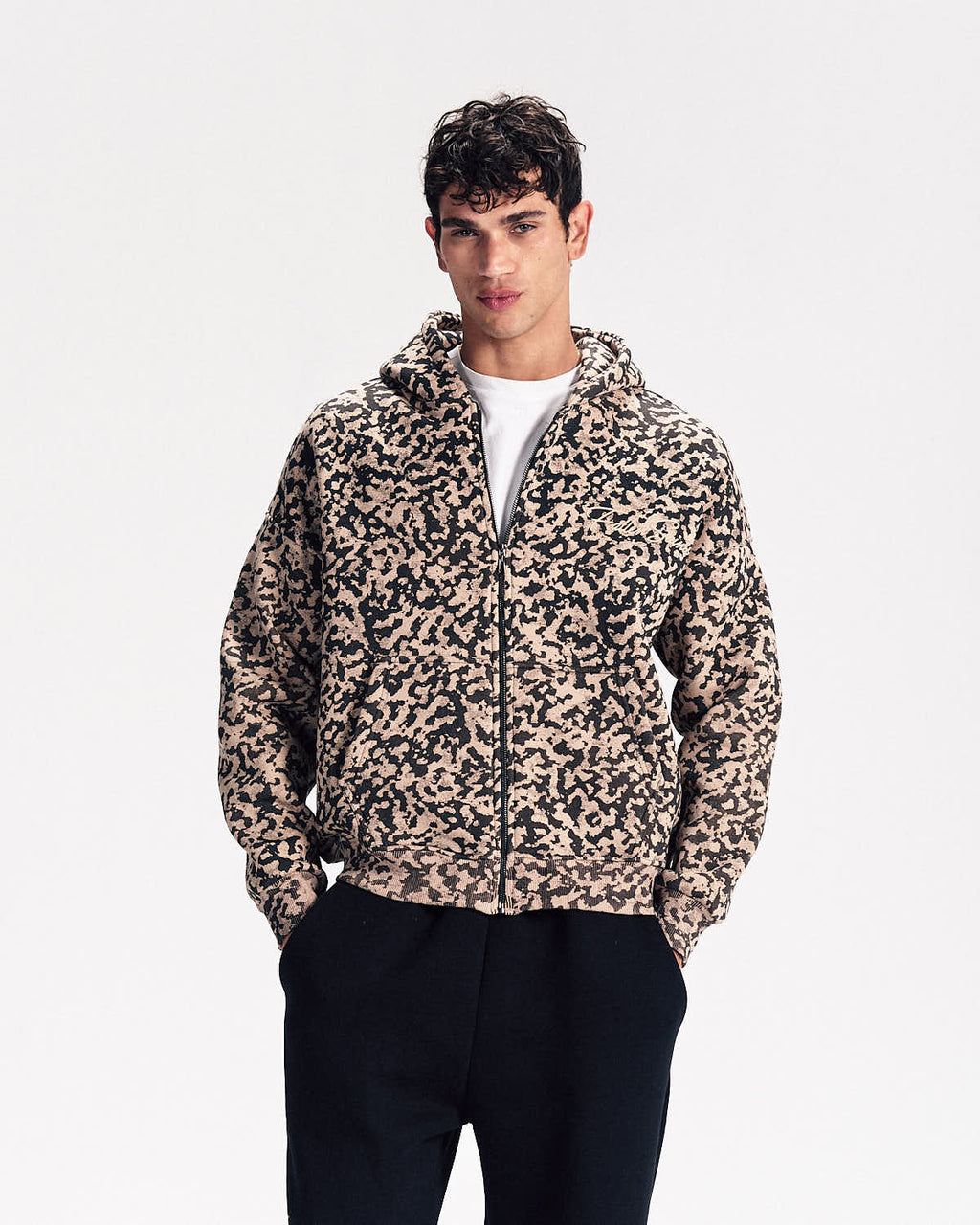 FS Camo Zip-up in Beige