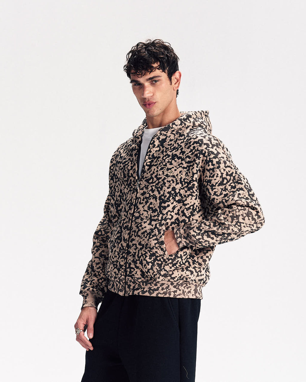 FS Camo Zip-up in Beige